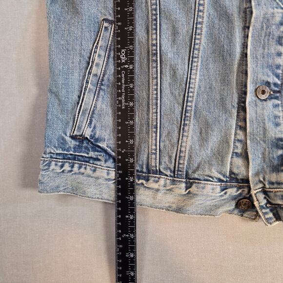 Gap 1969 Men’s Trucker Denim Jacket Medium Tint Wash Fall 2006 Size M/L Fit - Picture 10 of 13